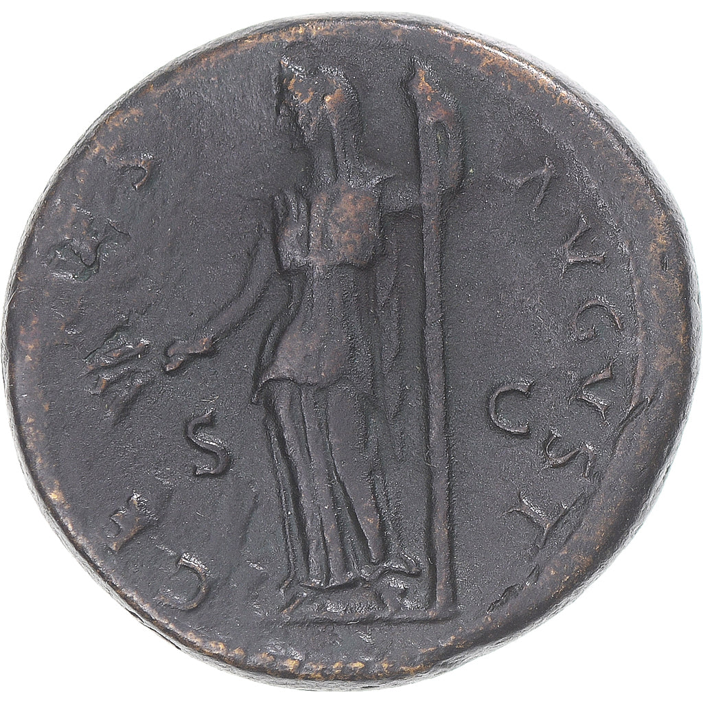 Titus, Dupondius, 77-78, Rome, Bronzo, BB