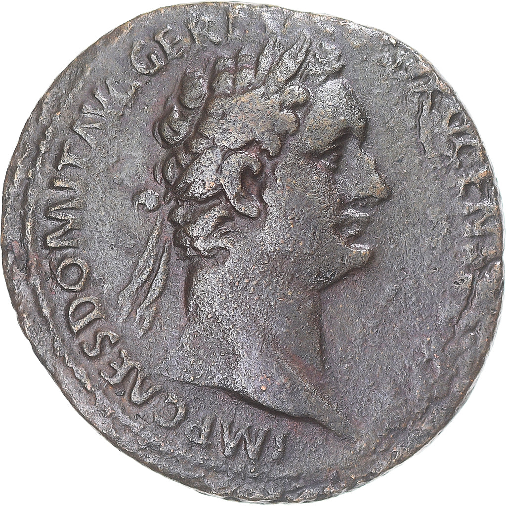 Domitian, As, 90-91, Rome, Bronzo, BB, RIC:709