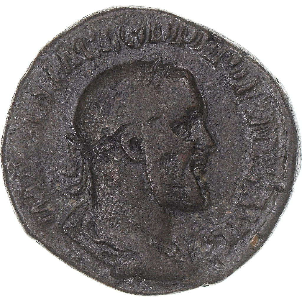 Moneta, Pupienus, Sesterzio, 238, Rome, MB+, Bronzo, RIC:23a