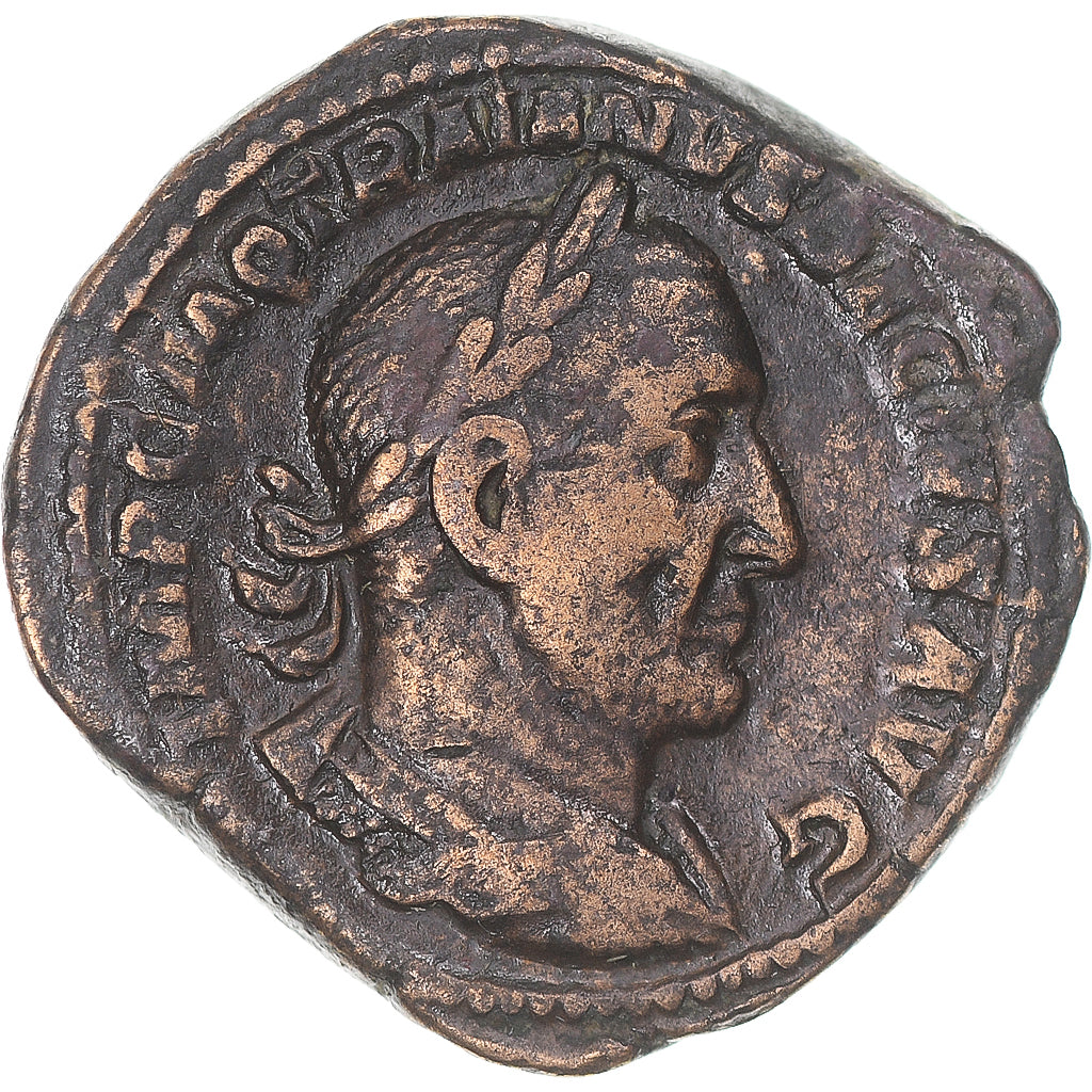 Moeda, Trajan Decius, Sestertius, 249-250, Rome, EF(40-45), Bronze, RIC:126