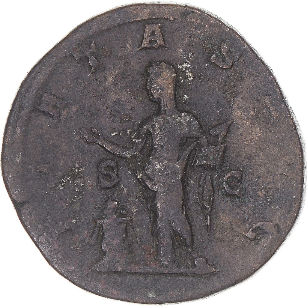 Moeda, Julia Maesa, Sestertius, 218-220, Rome, VF(30-35), Bronze, RIC:414