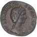 Moneta, Julia Maesa, Sesterzio, 218-220, Rome, MB+, Bronzo, RIC:414