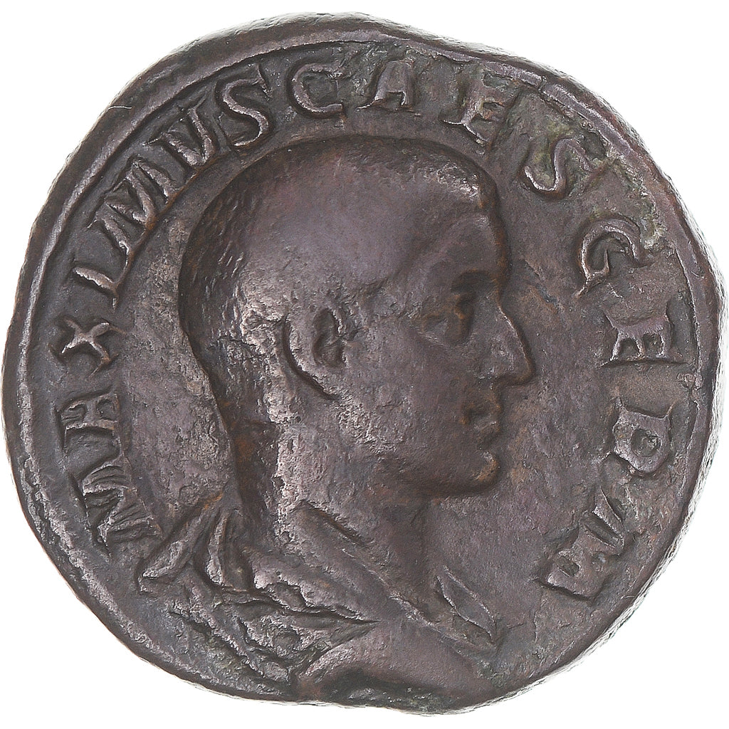 Moneda, Maximus Caesar, Sestercio, 237, Rome, MBC, Bronce, RIC:13