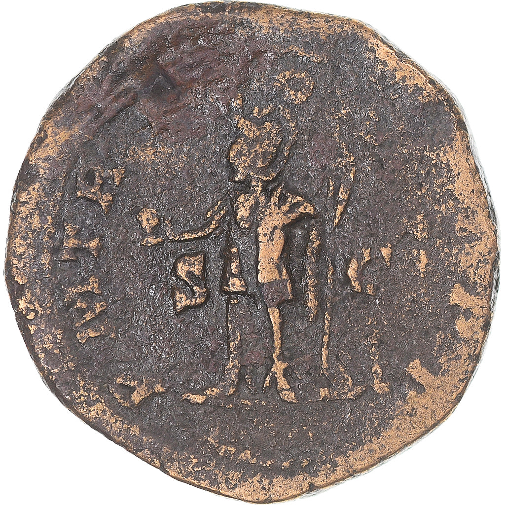 Coin, Postumus, Sestertius, 261, Treveri, VF(30-35), Bronze, RIC:107