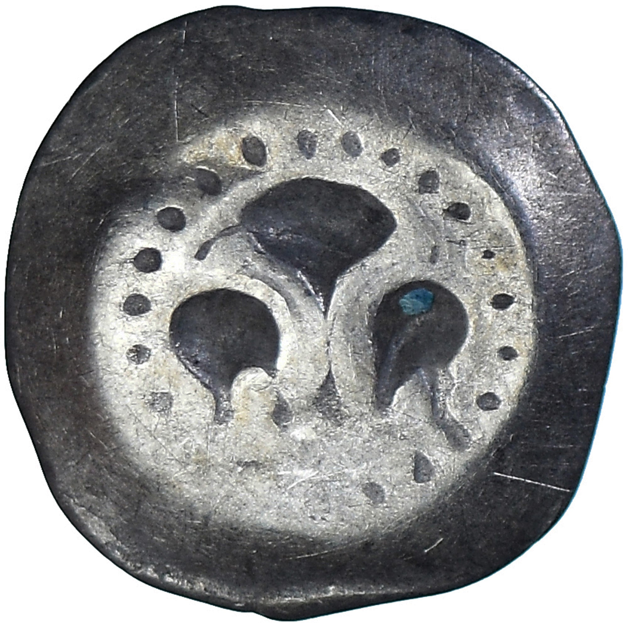 Moneta, STATI FRANCESI, ALSACE, Pfennig au lis, XIVth-XVth Century, Strasbourg