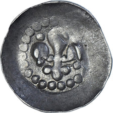 Coin, French state, Alsace, lis pfennig, 14th-15th Centuries, Strasbourg