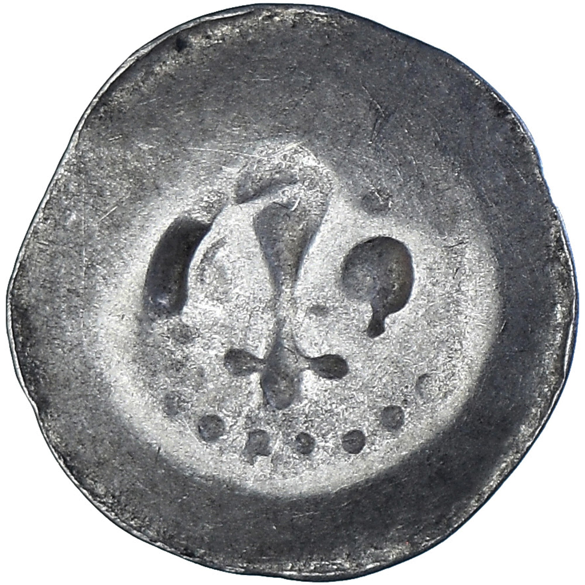 Coin, French state, Alsace, lis pfennig, 14th-15th Centuries, Strasbourg