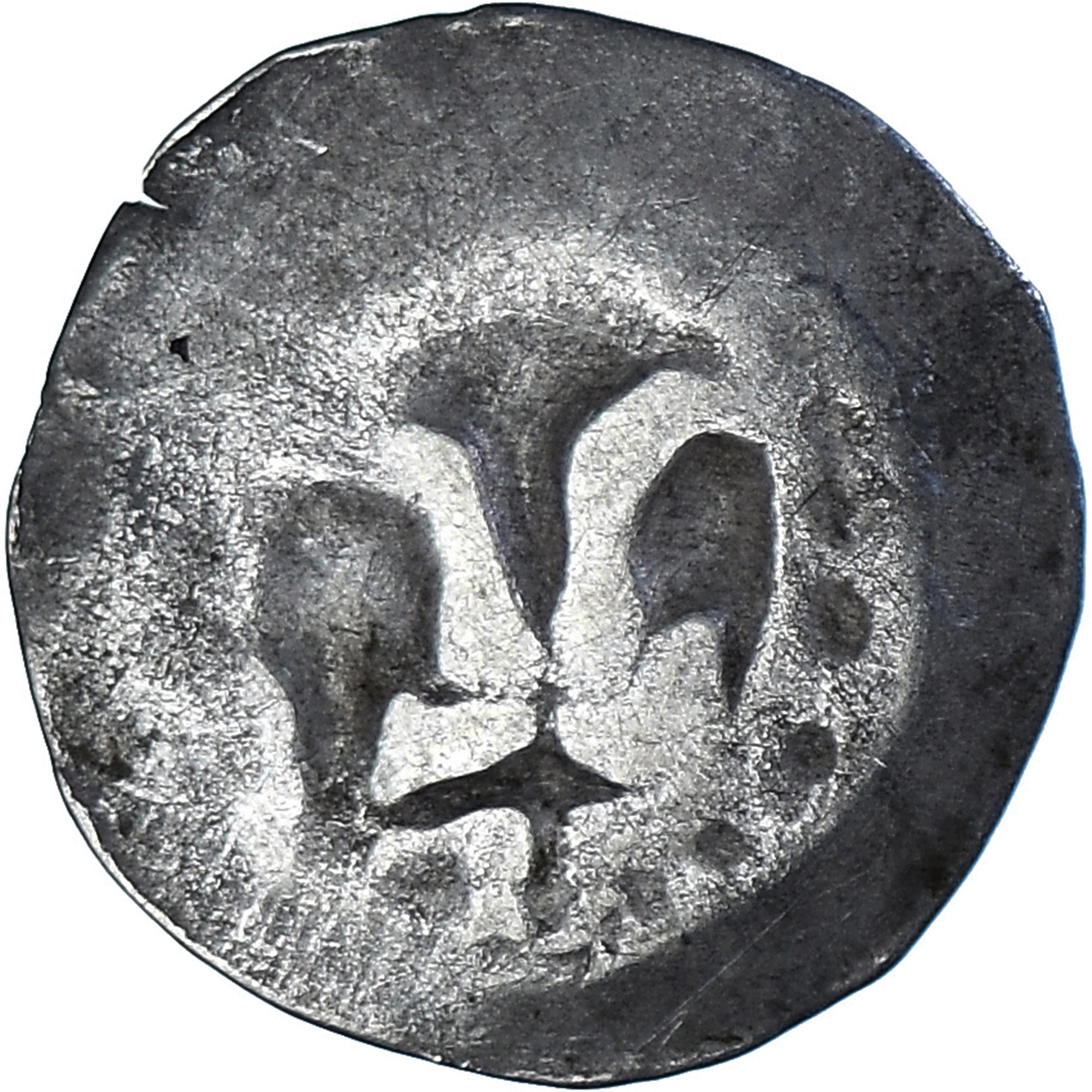 Moneta, STATI FRANCESI, ALSACE, Pfennig au lis, XIVth-XVth Century, Strasbourg