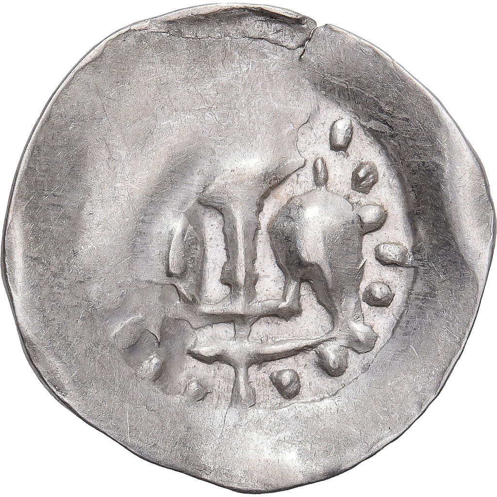 Moeda, ESTADOS FRANCESES, ALSACE, Pfennig au lis, XIVth-XVth Century