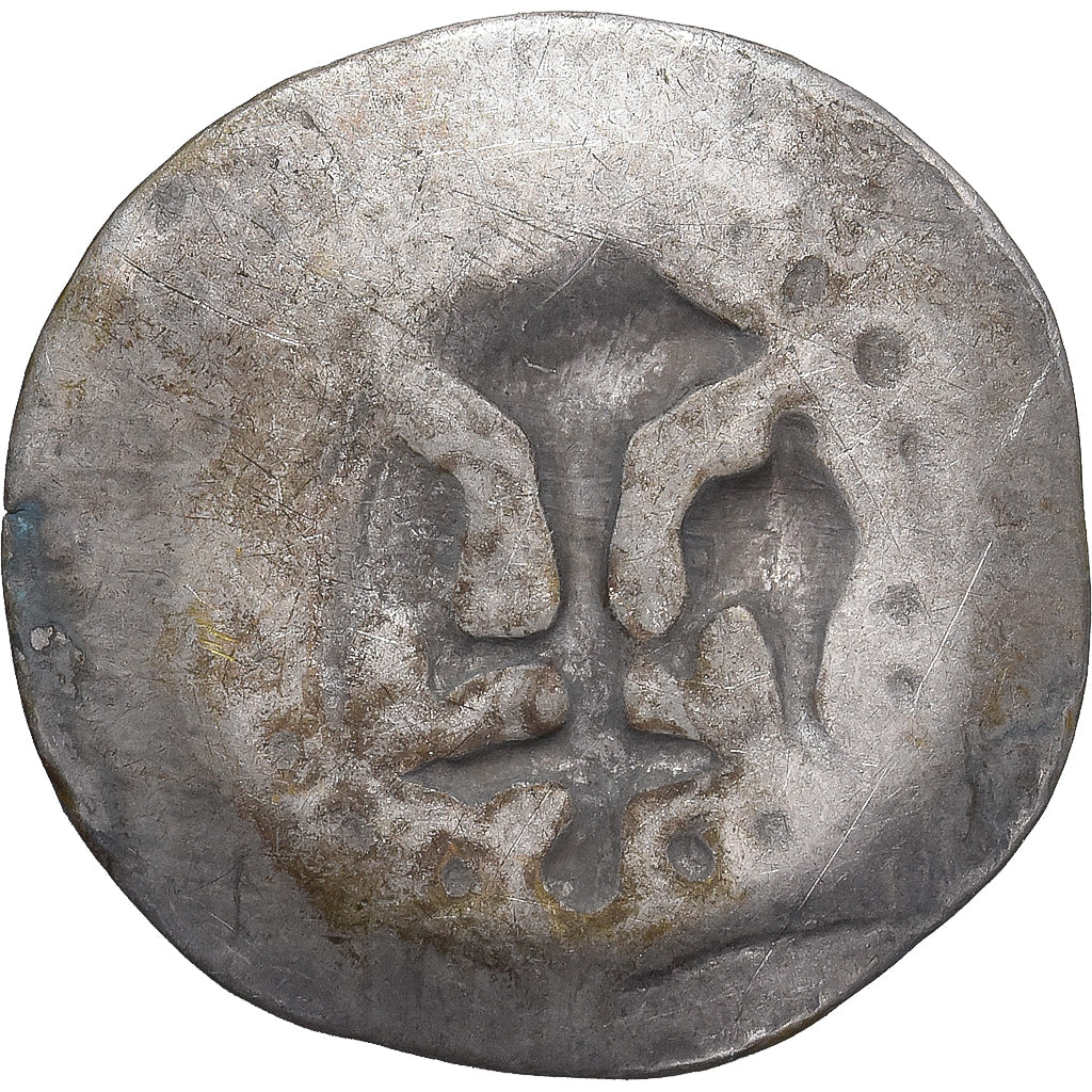 Moeda, ESTADOS FRANCESES, ALSACE, Pfennig au lis, XIVth-XVth Century