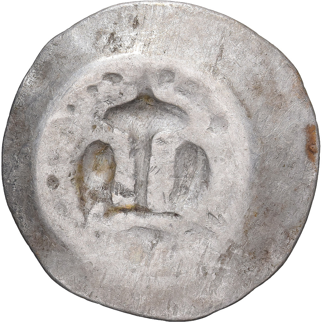 Moeda, ESTADOS FRANCESES, ALSACE, Pfennig au lis, XIVth-XVth Century