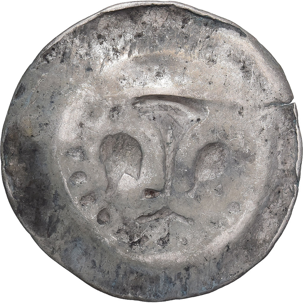 Moeda, ESTADOS FRANCESES, ALSACE, Pfennig au lis, XIVth-XVth Century