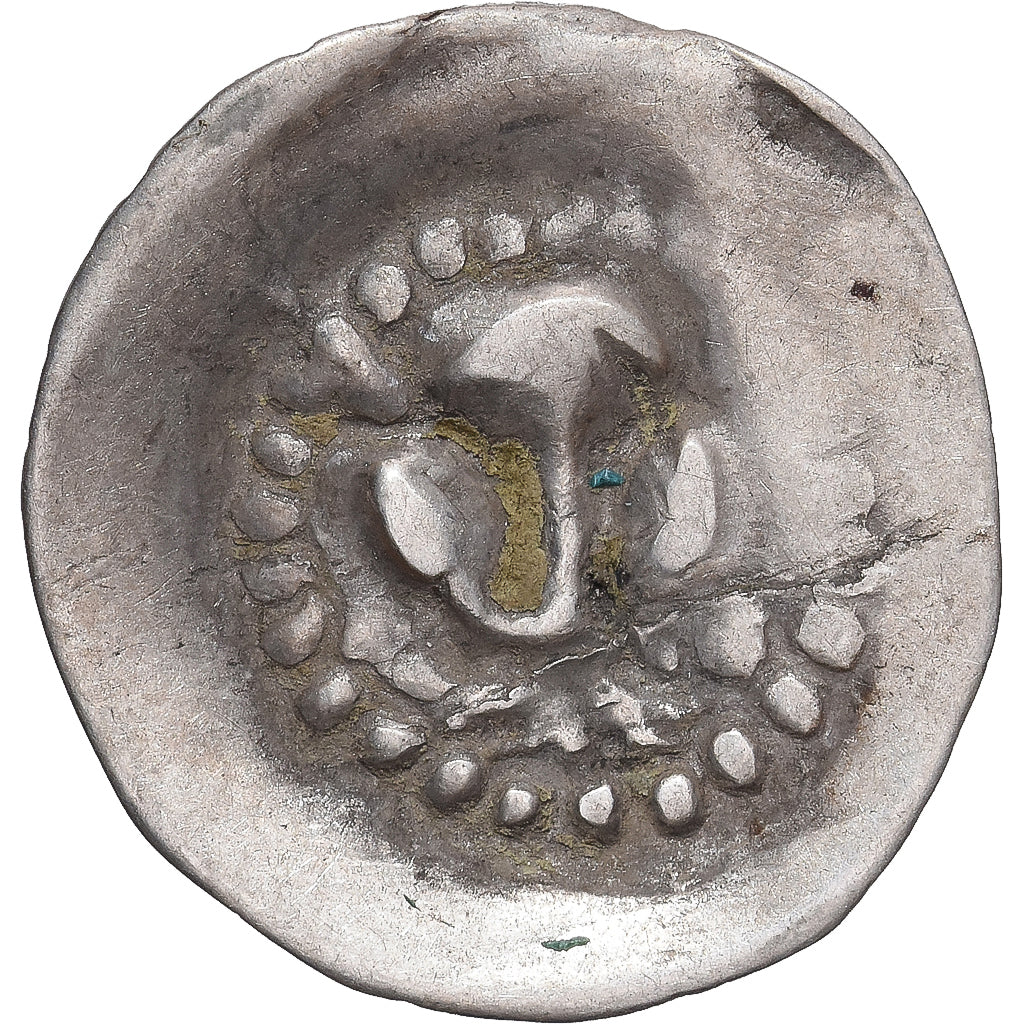 Moeda, ESTADOS FRANCESES, ALSACE, Pfennig au lis, XIVth-XVth Century