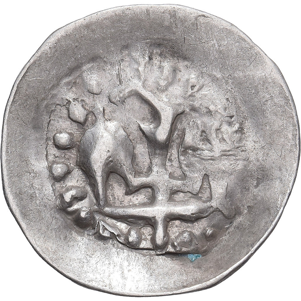 Moeda, ESTADOS FRANCESES, ALSACE, Pfennig au lis, XIVth-XVth Century