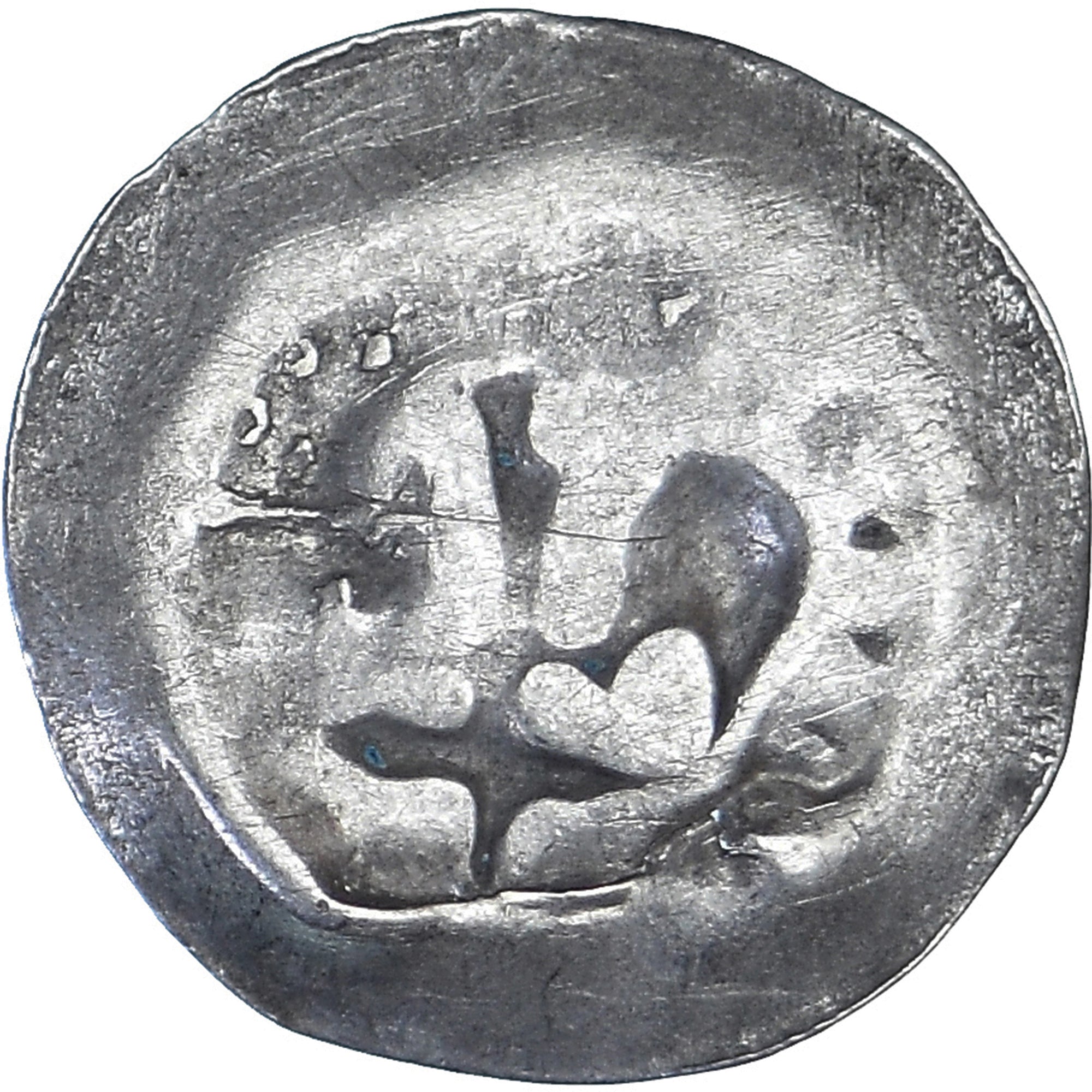 Coin, French state, Alsace, lis pfennig, 14th-15th Centuries, Strasbourg