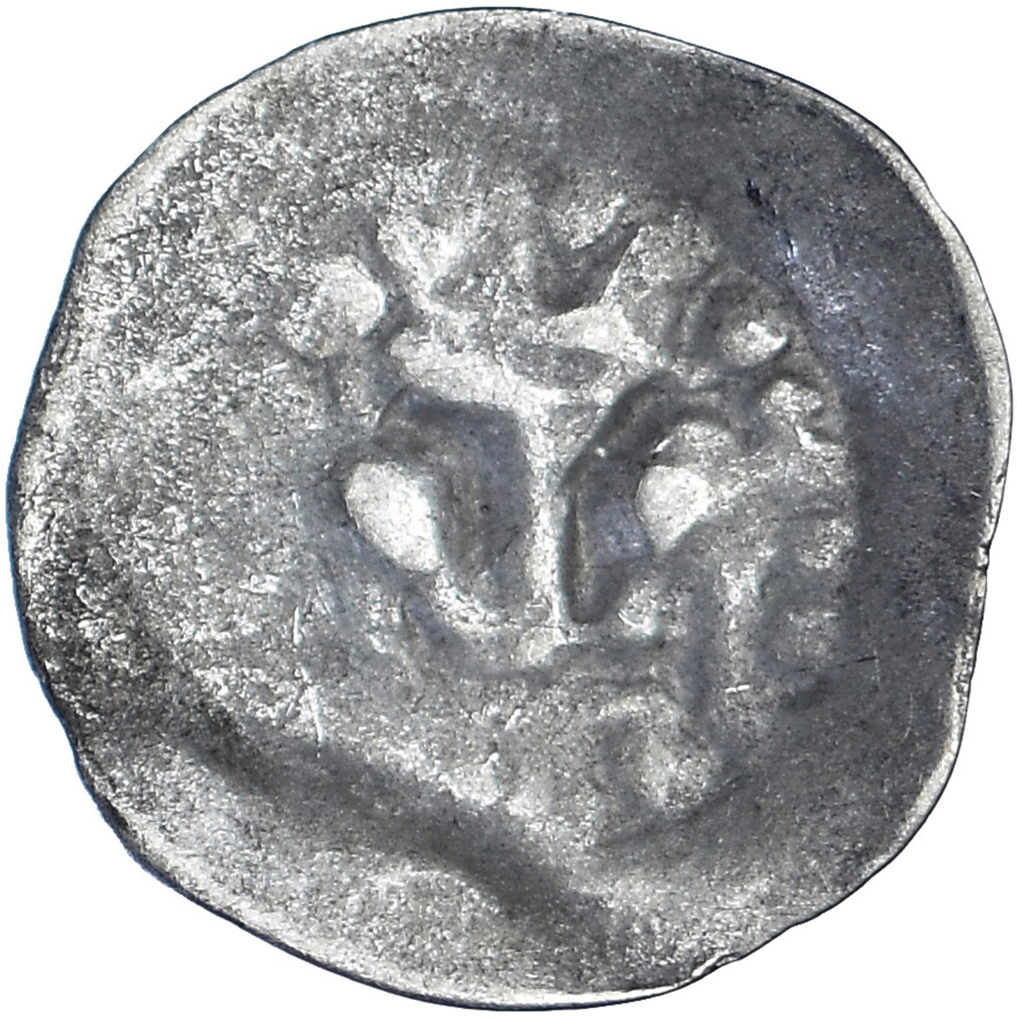 Coin, French state, Alsace, lis pfennig, 14th-15th Centuries, Strasbourg