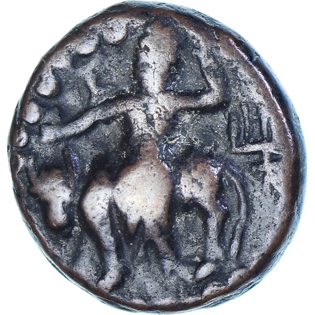 Monnaie, Kushan Empire, Vasudeva I, Æ, ca. 192-225, TB, Bronze