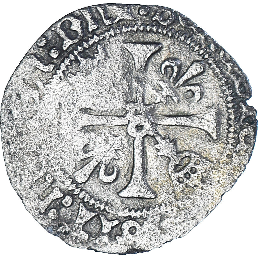 Munten, Frankrijk, Charles VIII, Liard au dauphin de Bretagne, après 1492