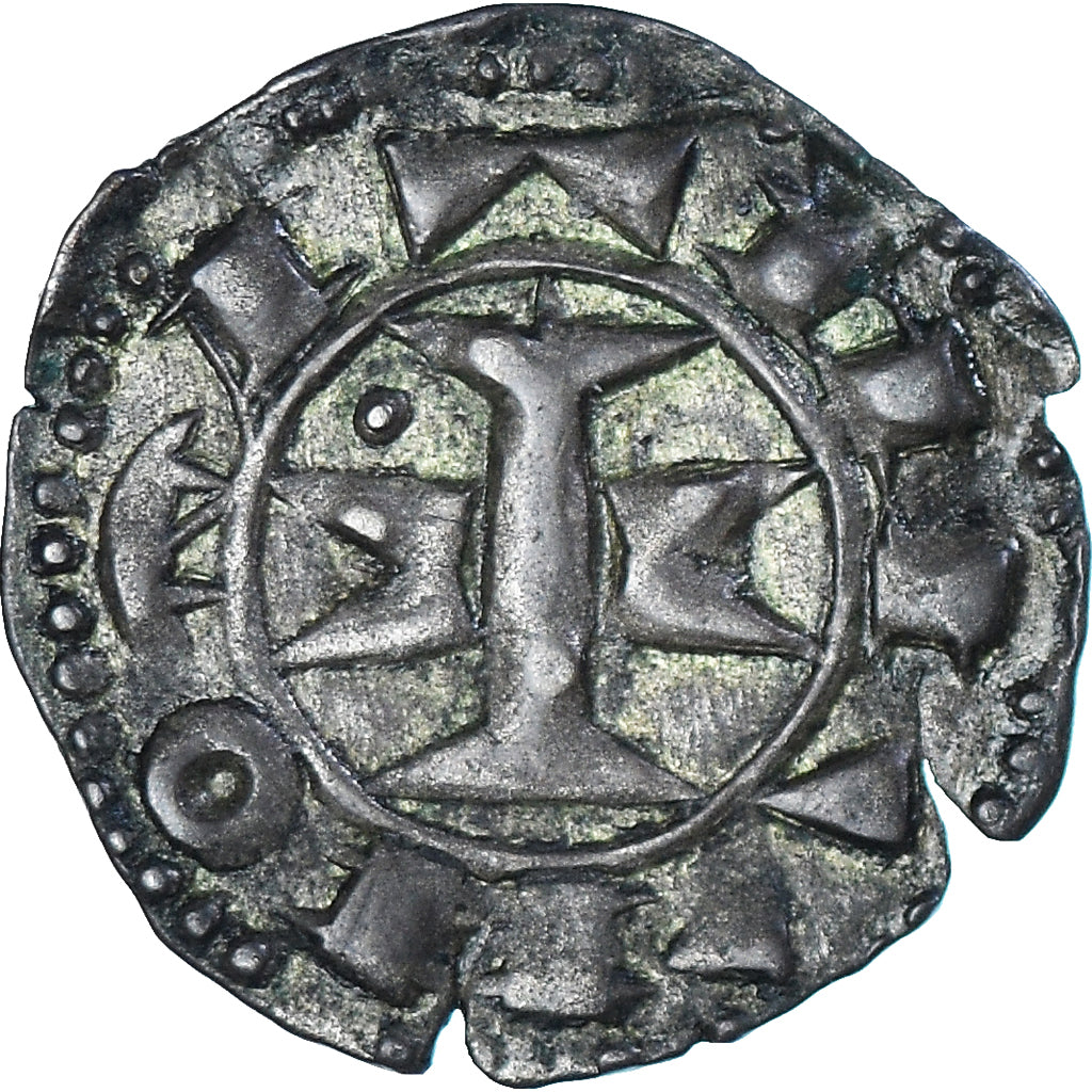 Moneda, Francia, Anonymous, Denier, ca. 1080-1120, Narbonne, Comté de Melgueil