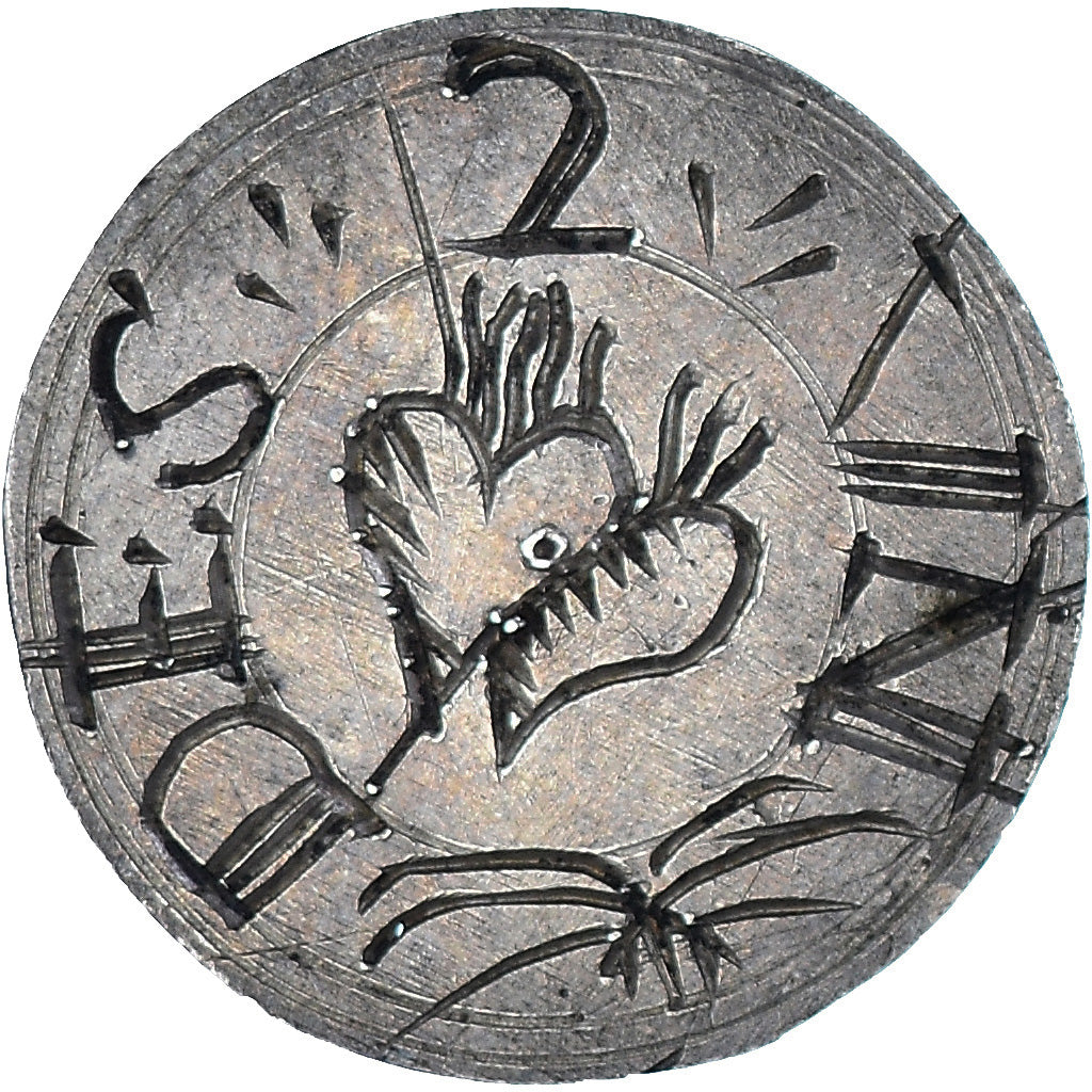 Francia, Denier à épouser, Collection Térisse, EBC, Plata, Terisse:D91 var.