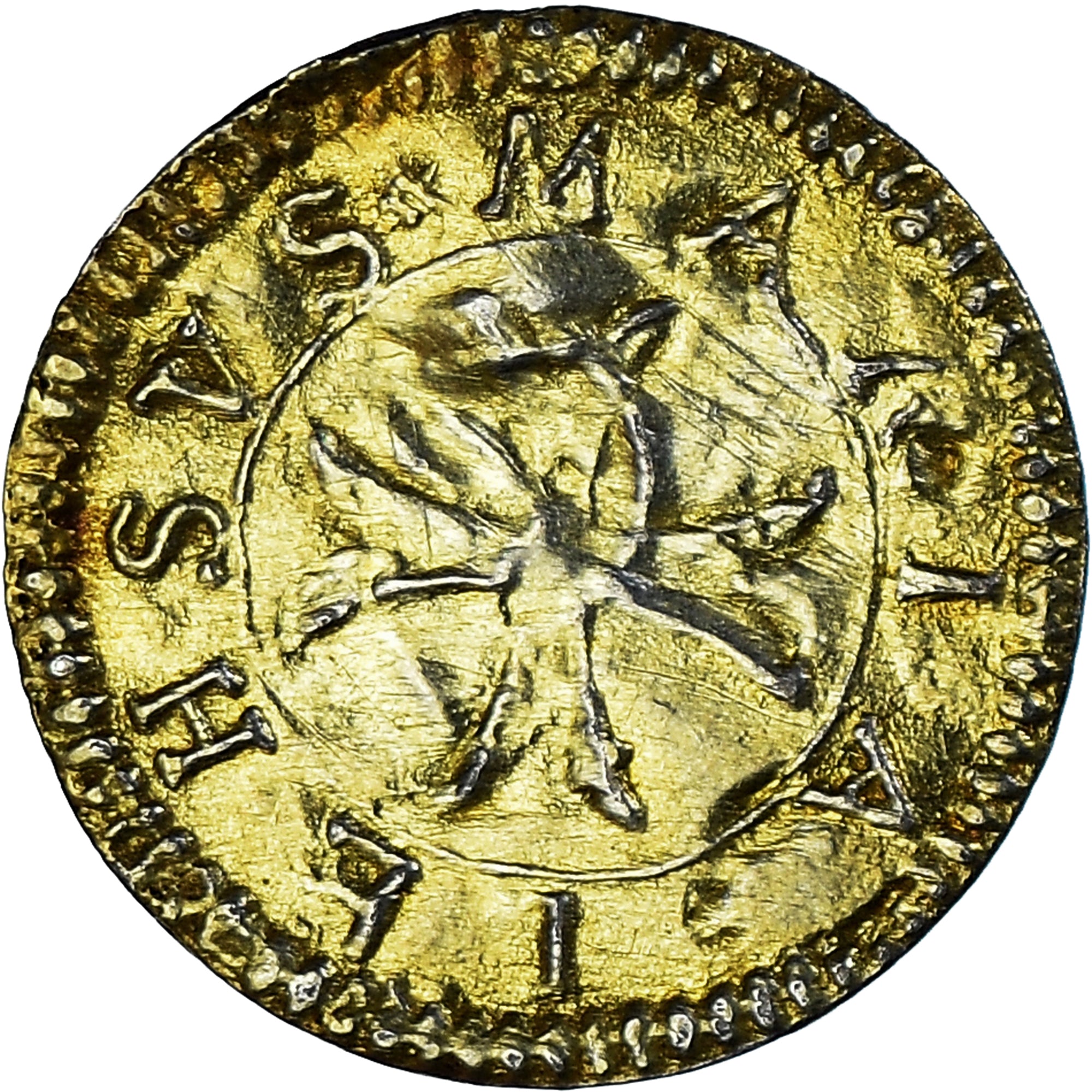 Frankrijk, Denier à épouser, Collection Térisse, FR+, Vermeil, Terisse:D79