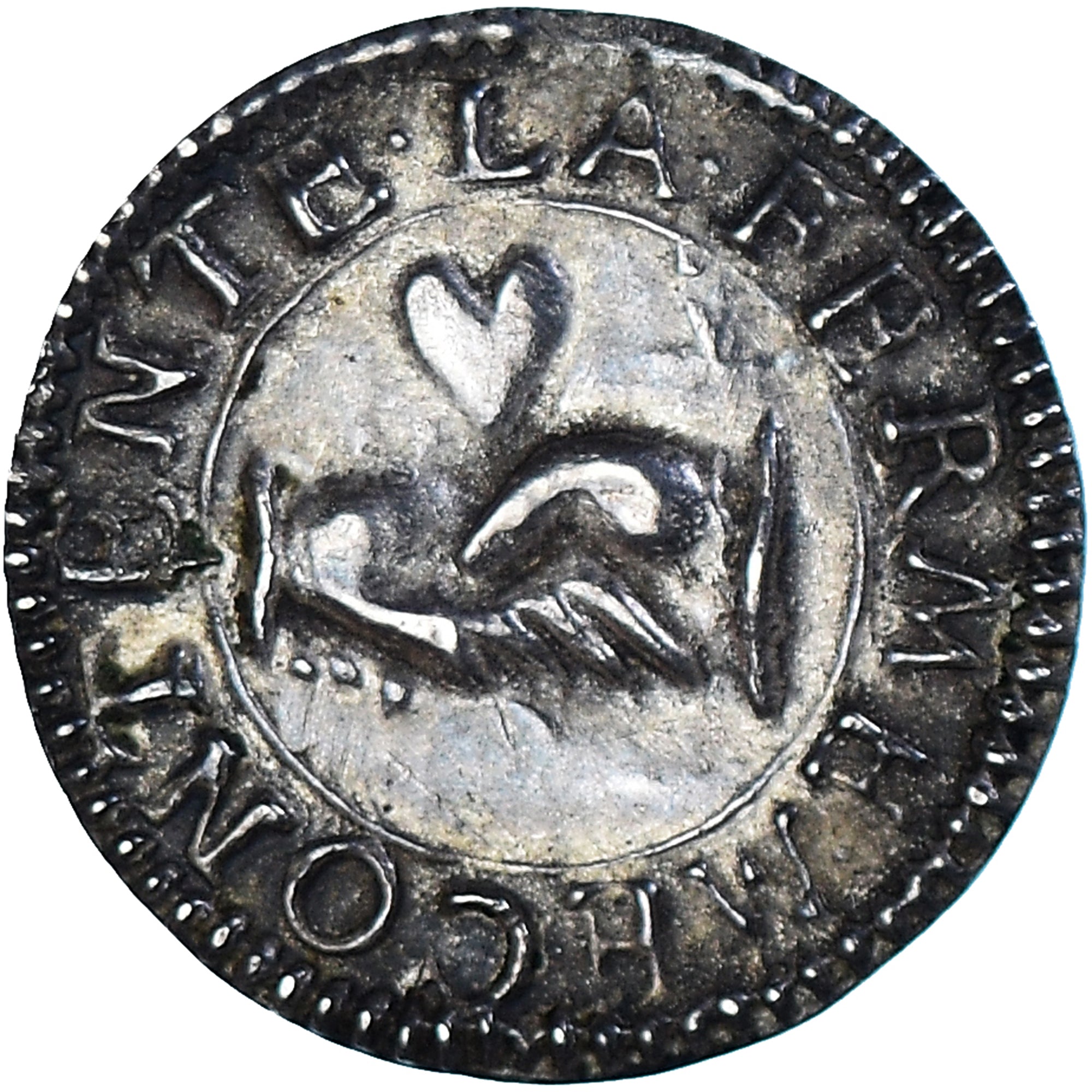 Francja, Denier à épouser, Collection Térisse, AU(50-53), Srebro, Terisse:D79