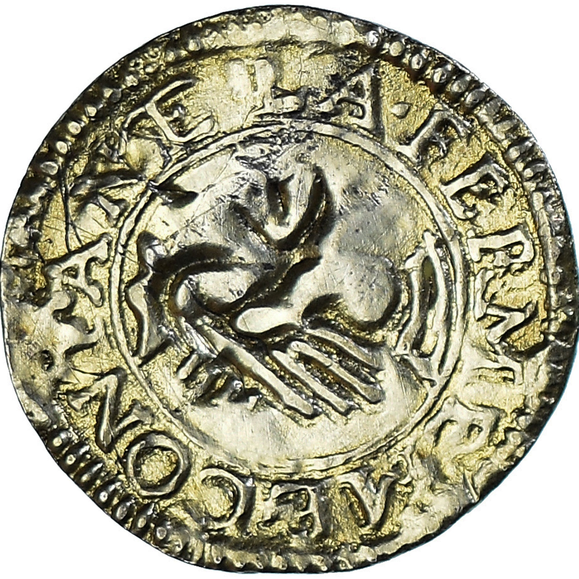 Francia, Denier à épouser, Collection Térisse, MBC, Oro vermeil, Terisse:D78