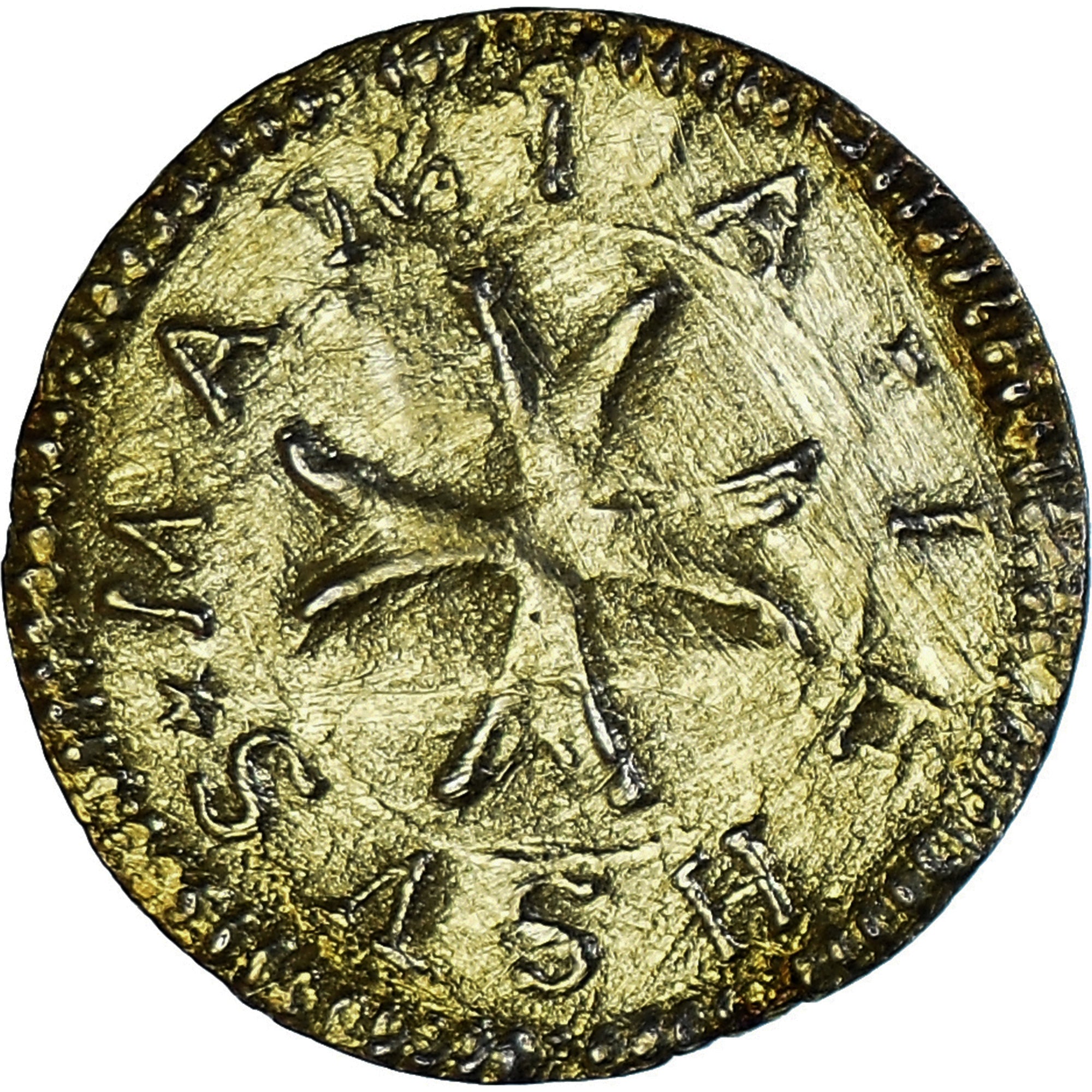 Francia, Denier à épouser, Collection Térisse, MBC+, Oro vermeil, Terisse:D79