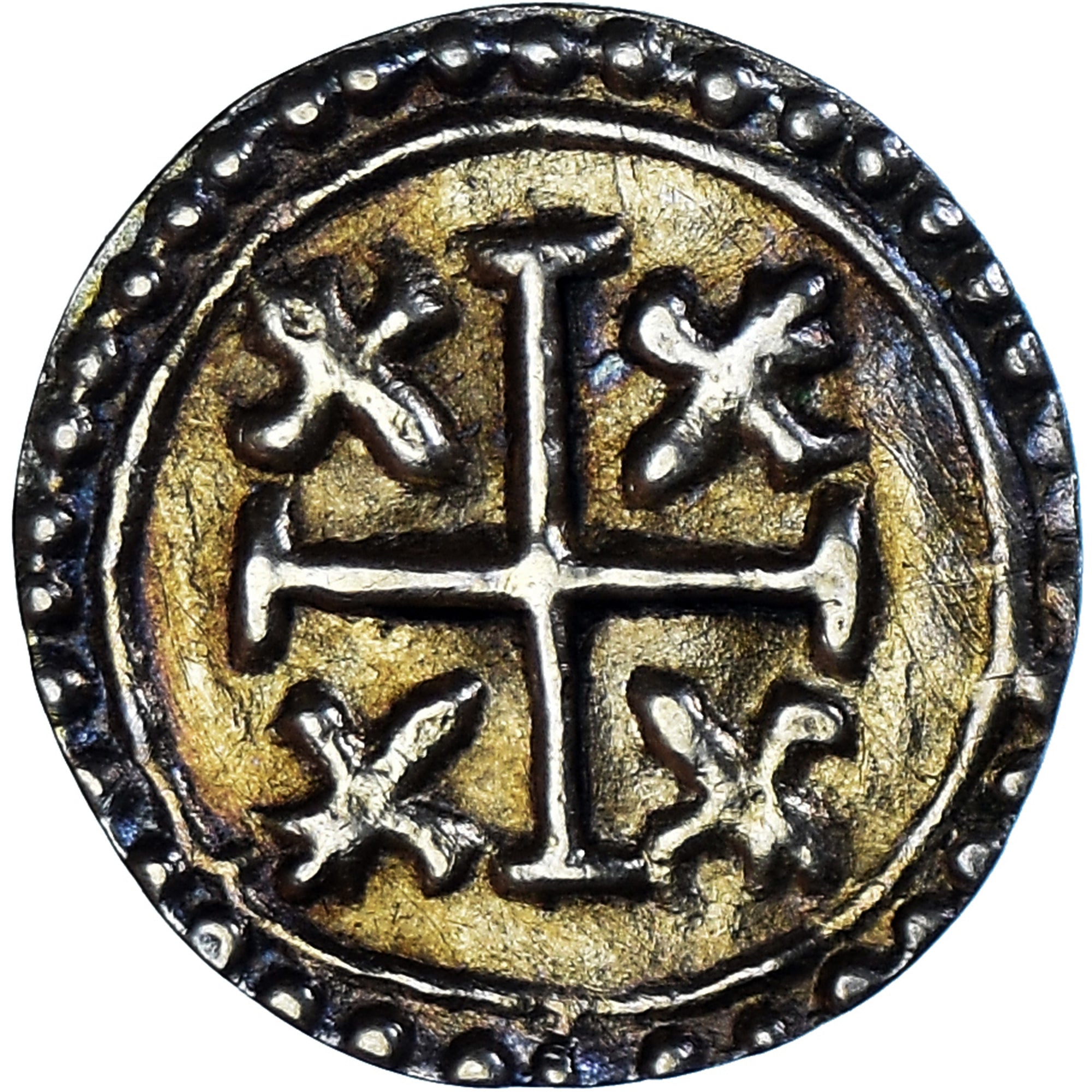 Francia, Denier à épouser, Collection Térisse, MBC+, Oro vermeil, Terisse:D76