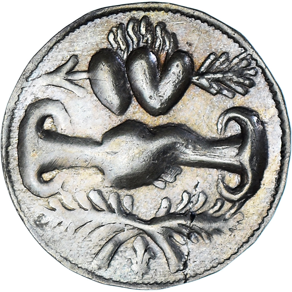 Francia, Denier à épouser, Collection Térisse, MBC+, Plata, Terisse:D8