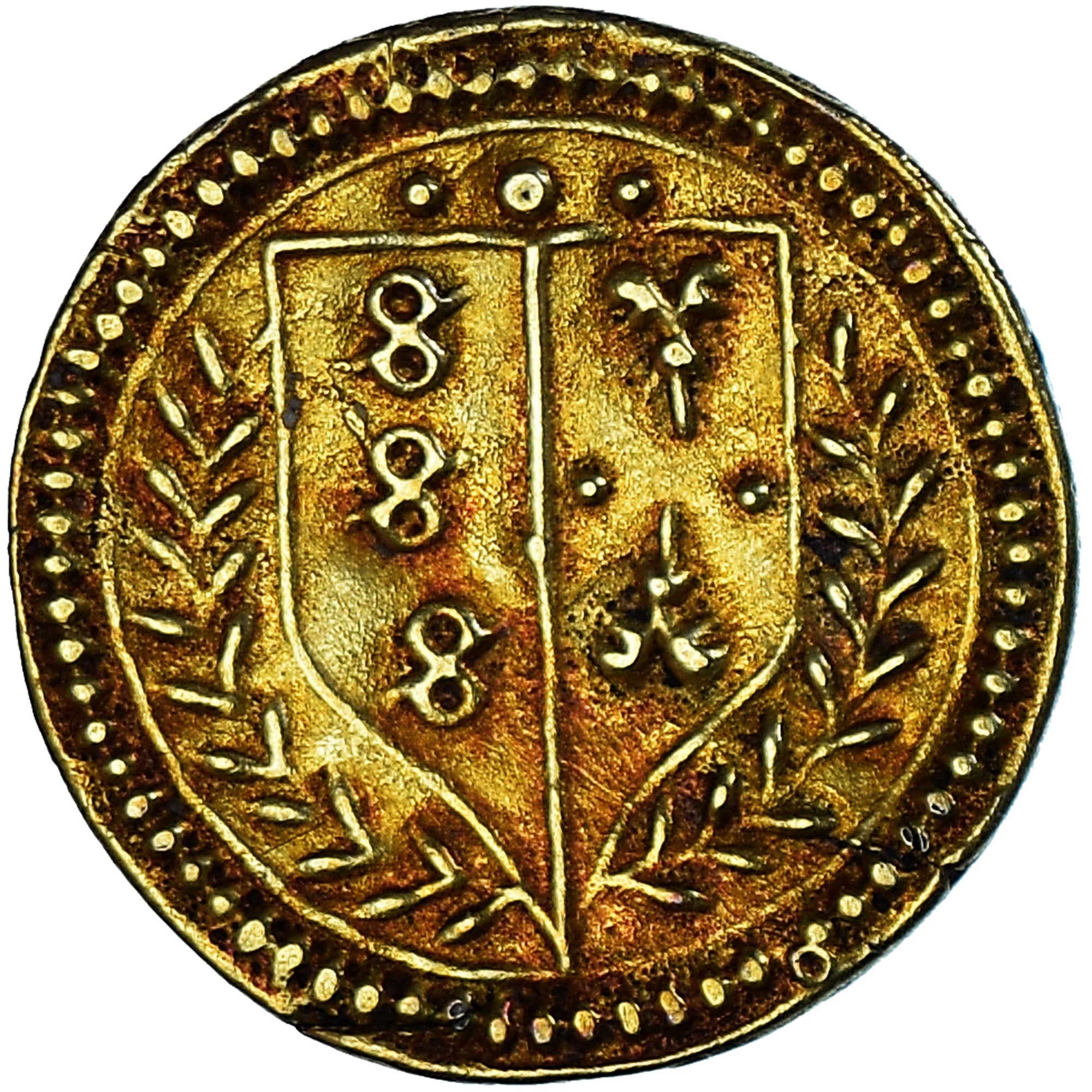 Francia, Denier à épouser, Collection Térisse, EBC, Oro vermeil