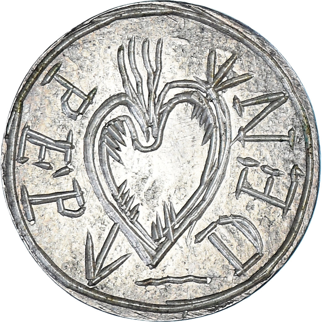 Francia, Denier à épouser, Collection Térisse, MBC+, Plata, Terisse:d23