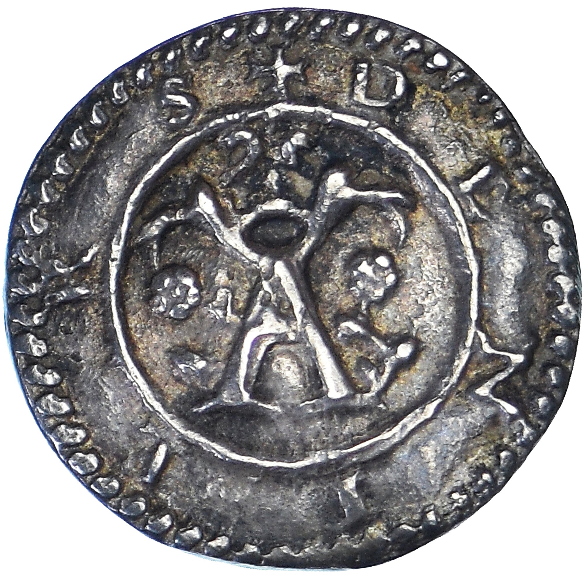 Francia, Denier à épouser, Collection Térisse, BC+, Plata, Terisse:D25