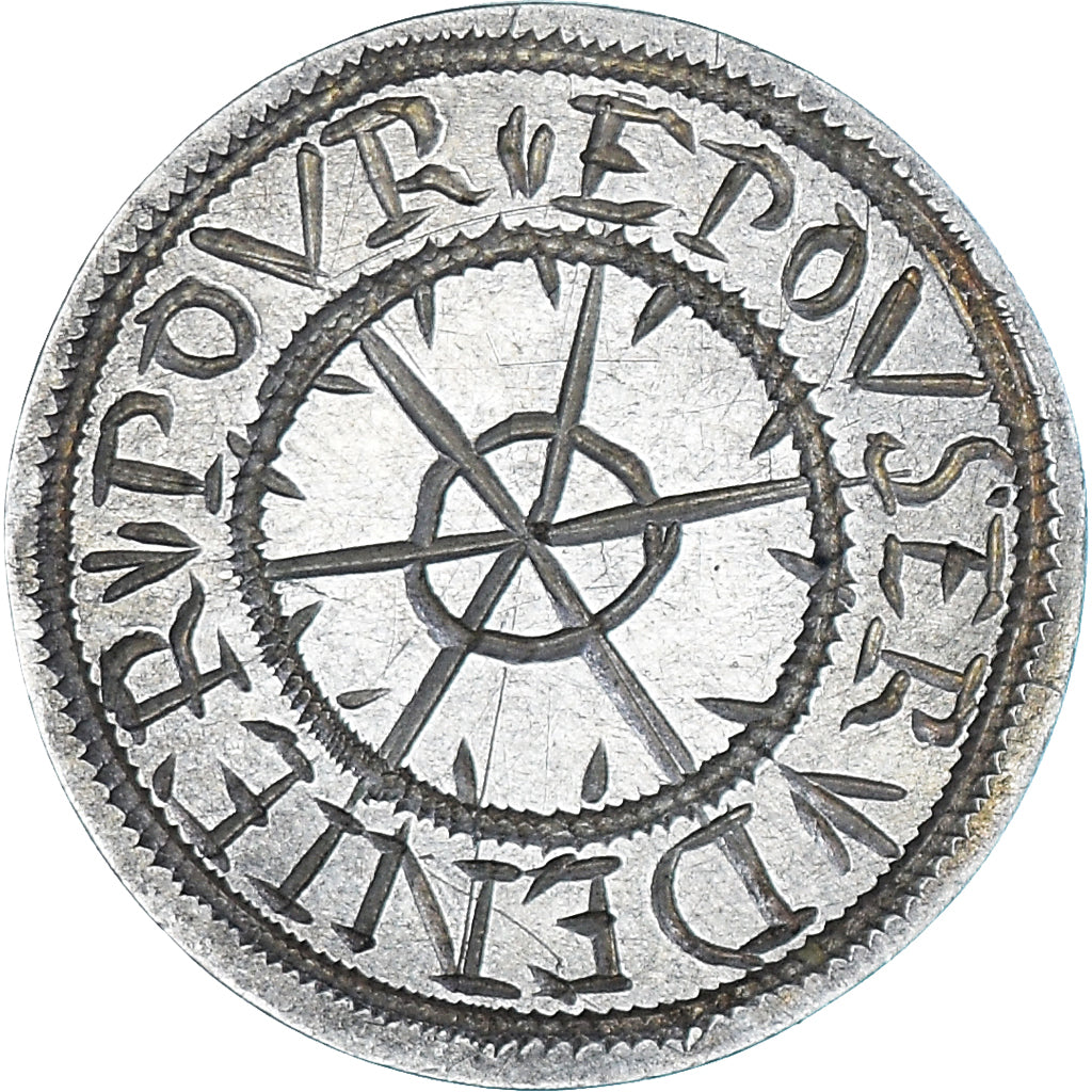 Francia, Denier à épouser, Collection Térisse, MBC+, Plata, Terisse:D41