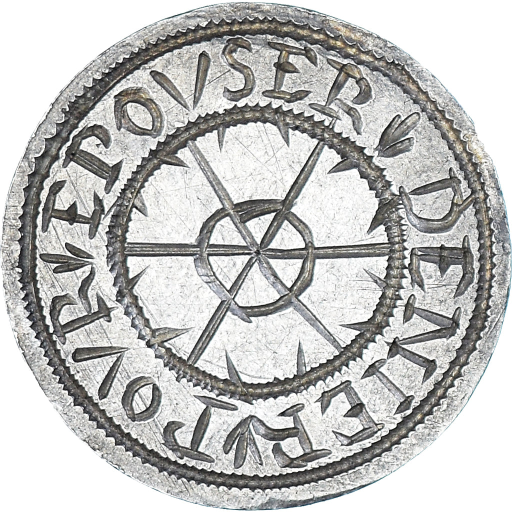 Frankrijk, Denier à épouser, Collection Térisse, ZF+, Zilver, Terisse:D41