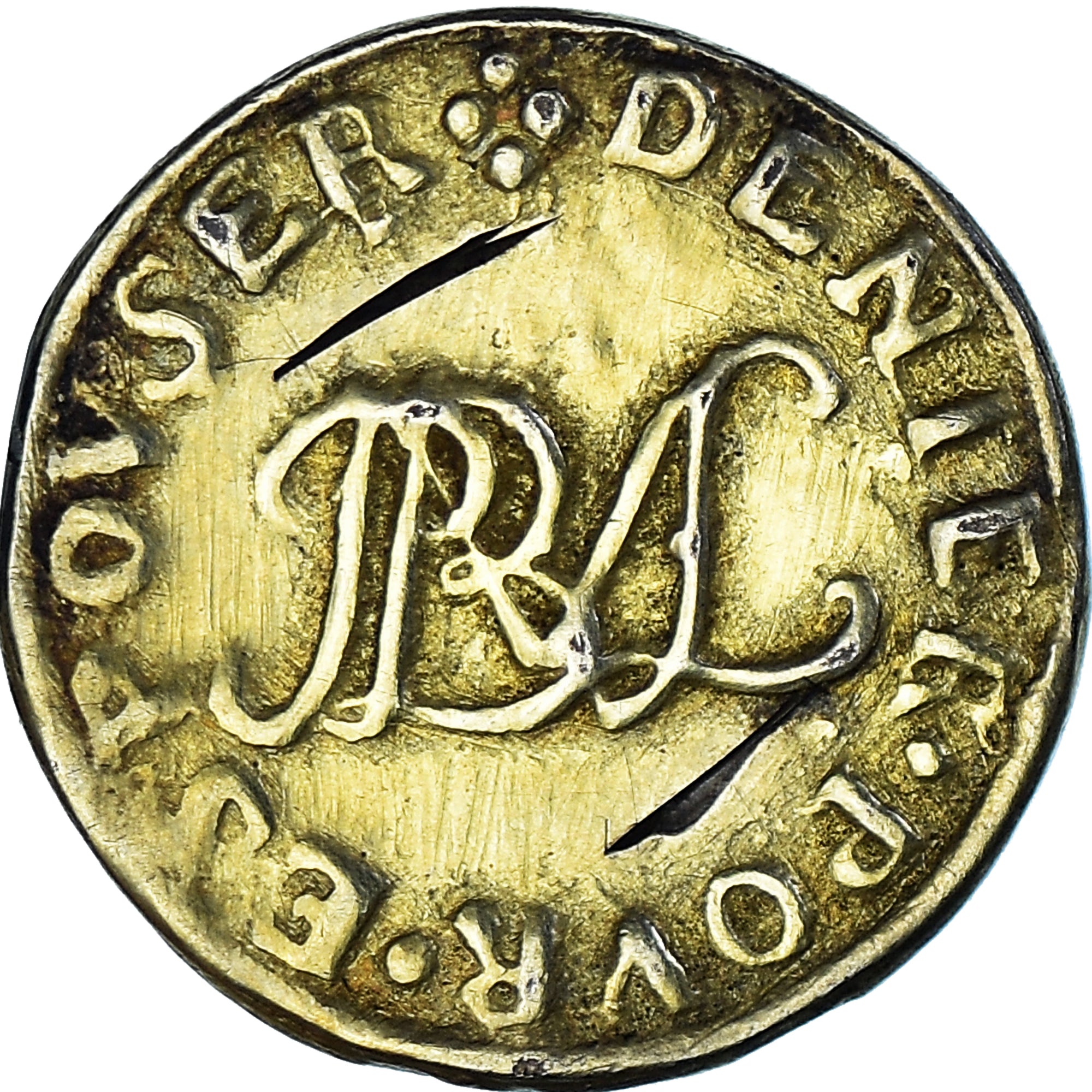 Francia, Denier à épouser, Collection Térisse, MBC, Oro vermeil, Terisse:D40