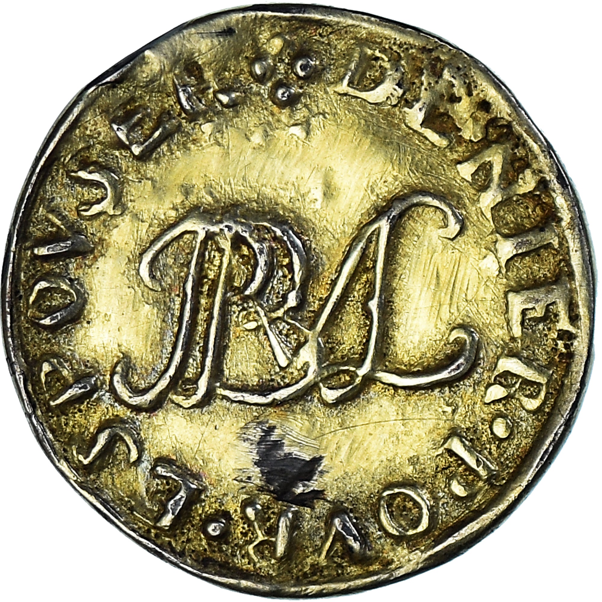 Francia, Denier à épouser, Collection Térisse, MBC, Oro vermeil, Terisse:D40