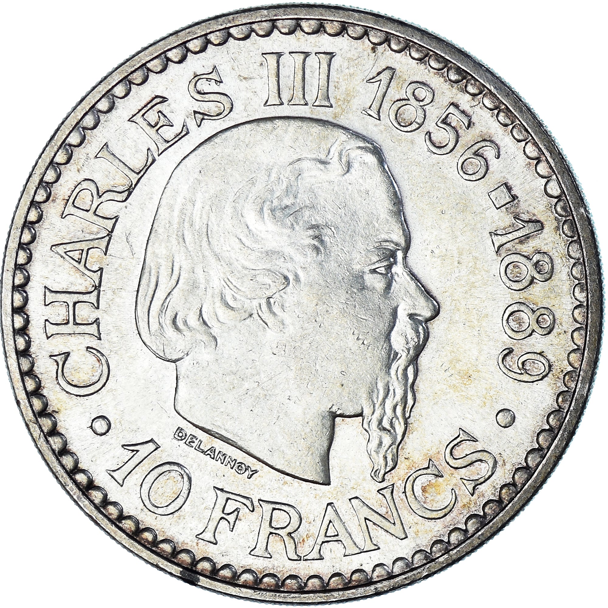 Moneta, Monaco, Rainier III, 10 Francs, 1966, Monnaie de Paris, AU(50-53)