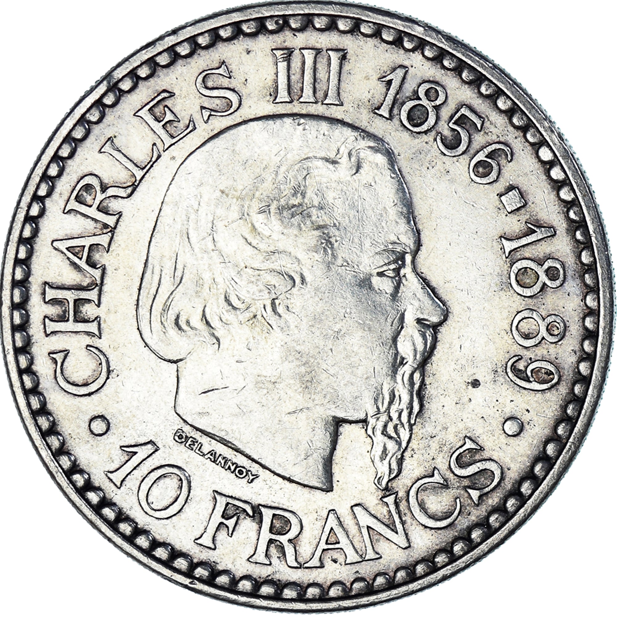 Moneta, Monaco, Rainier III, 10 Francs, 1966, Monnaie de Paris, AU(50-53)