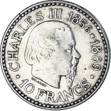 Moneta, Monaco, Rainier III, 10 Francs, 1966, Monnaie de Paris, BB+, Argento