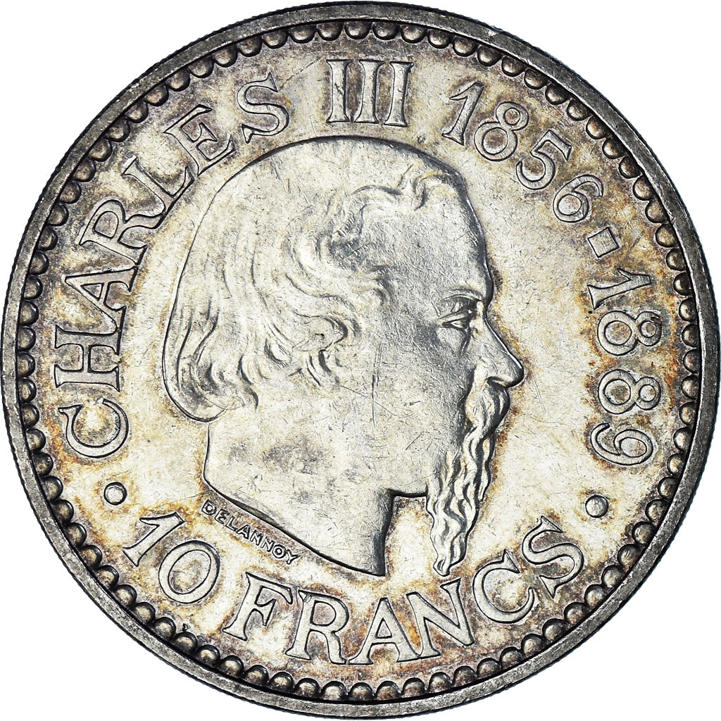 Moneta, Monaco, Rainier III, 10 Francs, 1966, Monnaie de Paris, AU(50-53)