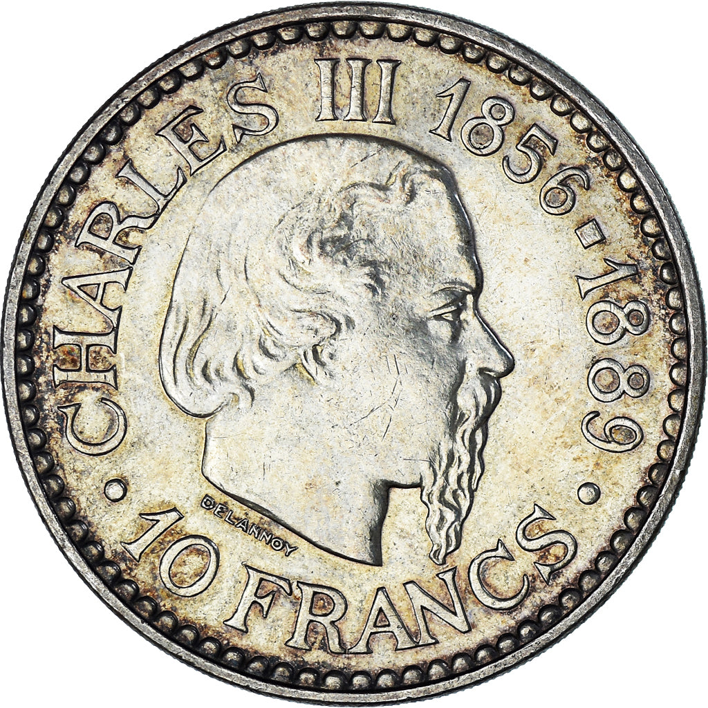 Moneta, Monaco, Rainier III, 10 Francs, 1966, Monnaie de Paris, AU(50-53)