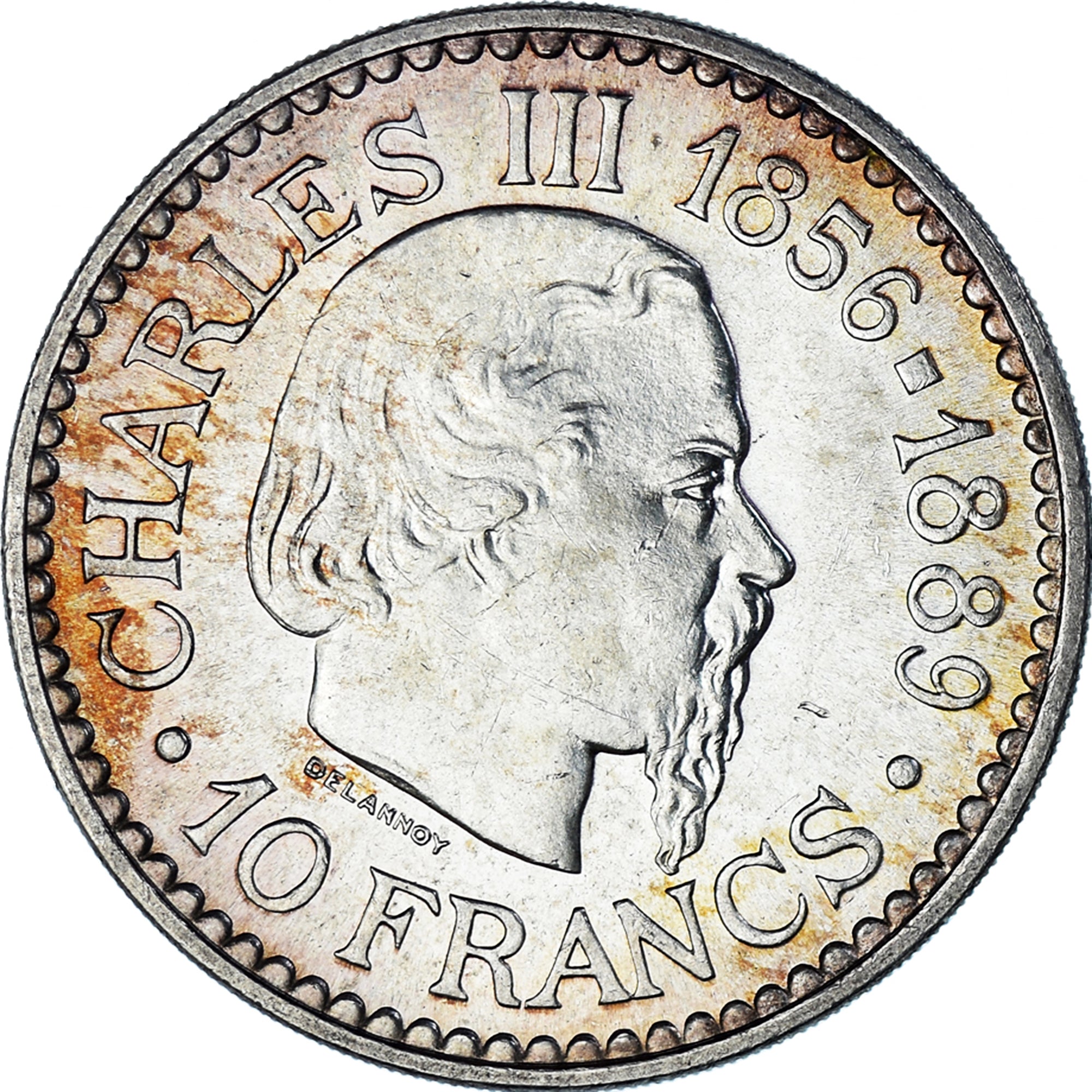 Moneta, Monaco, Rainier III, 10 Francs, 1966, Monnaie de Paris, AU(50-53)