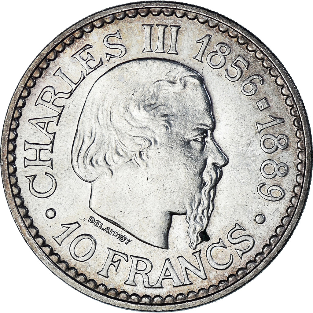 Moneta, Monaco, Rainier III, 10 Francs, 1966, Monnaie de Paris, AU(55-58)