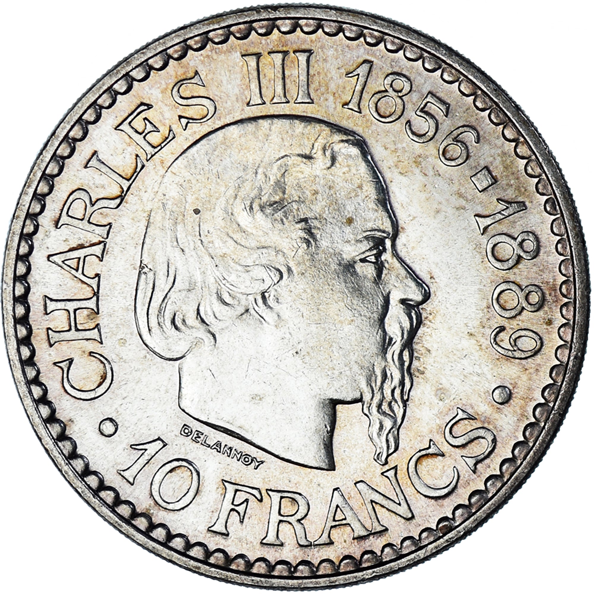 Moneta, Monaco, Rainier III, 10 Francs, 1966, Monnaie de Paris, AU(55-58)