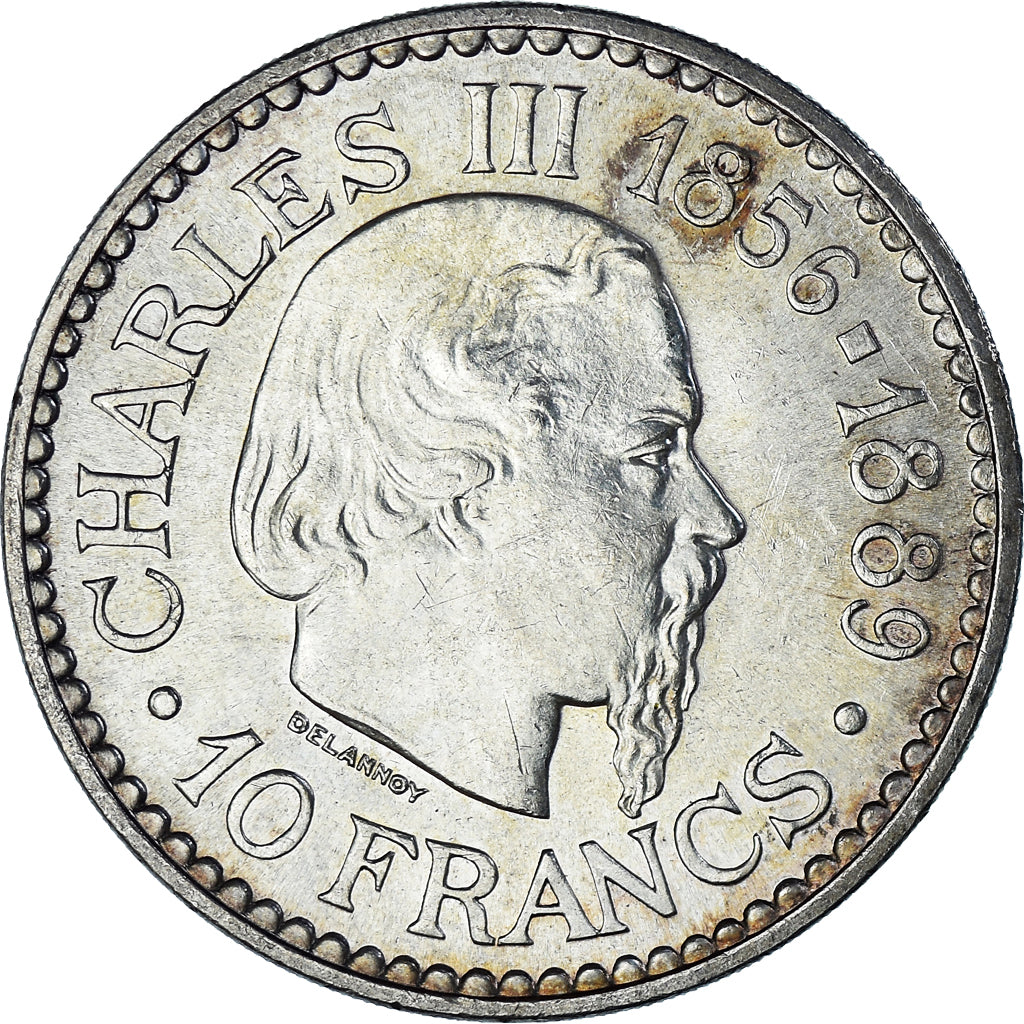 Moneta, Monaco, Rainier III, 10 Francs, 1966, Monnaie de Paris, AU(55-58)