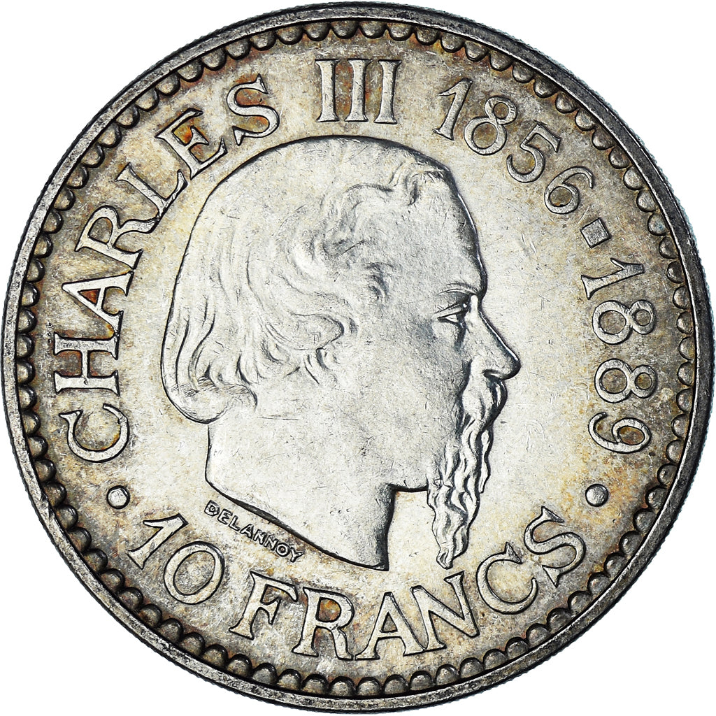 Moneta, Monaco, Rainier III, 10 Francs, 1966, Monnaie de Paris, AU(55-58)