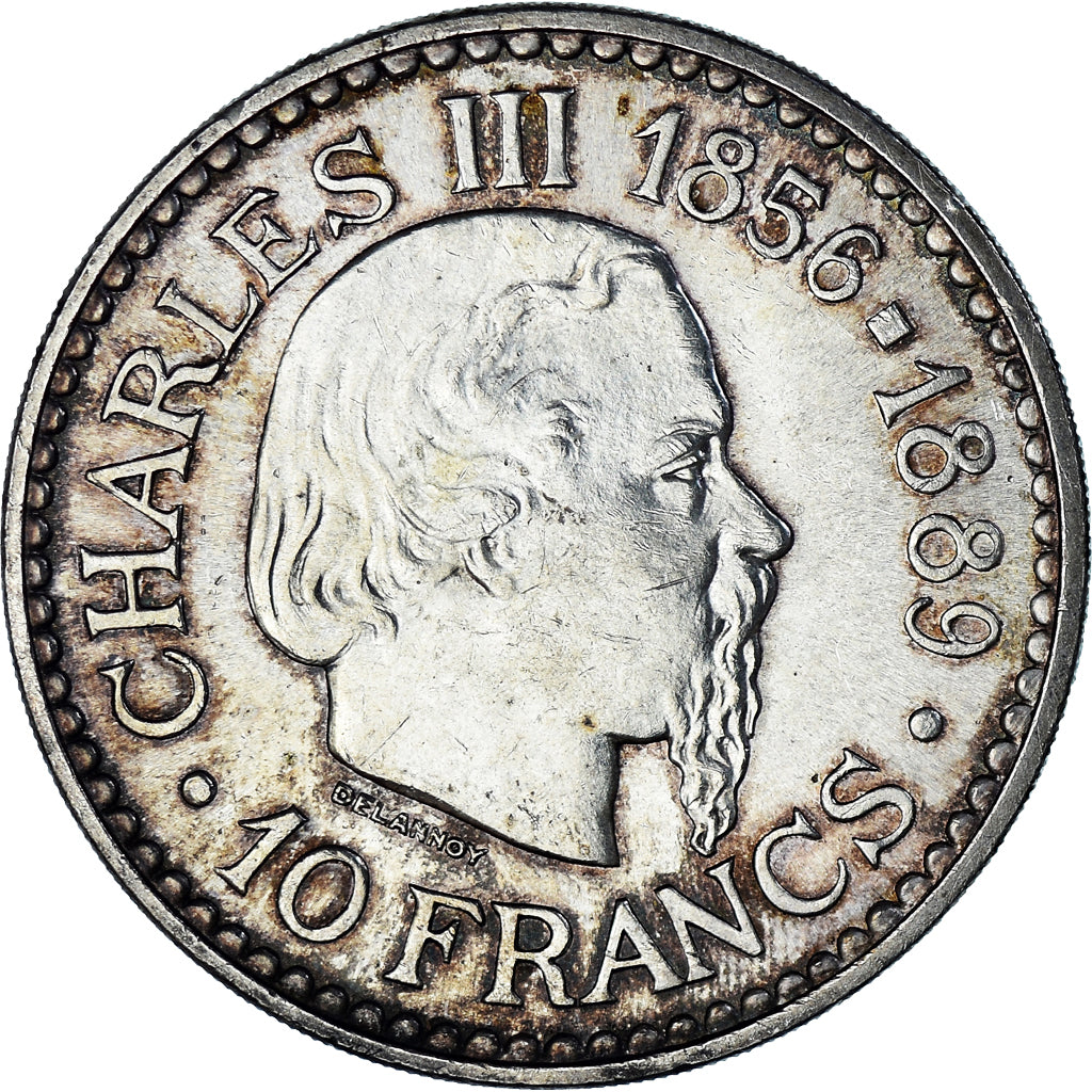 Moneta, Monaco, Rainier III, 10 Francs, 1966, Monnaie de Paris, SPL, Argento