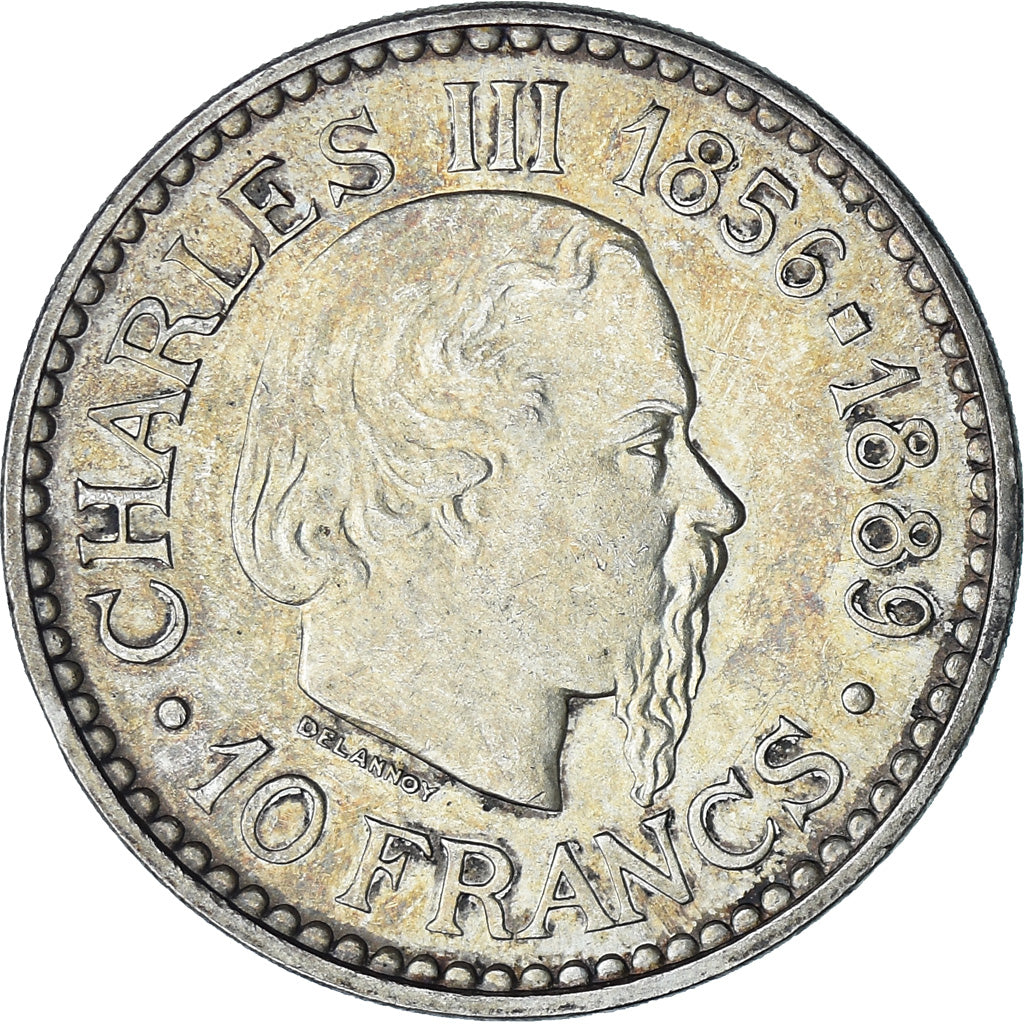 Moneta, Monaco, Rainier III, 10 Francs, 1966, Monnaie de Paris, MS(60-62)