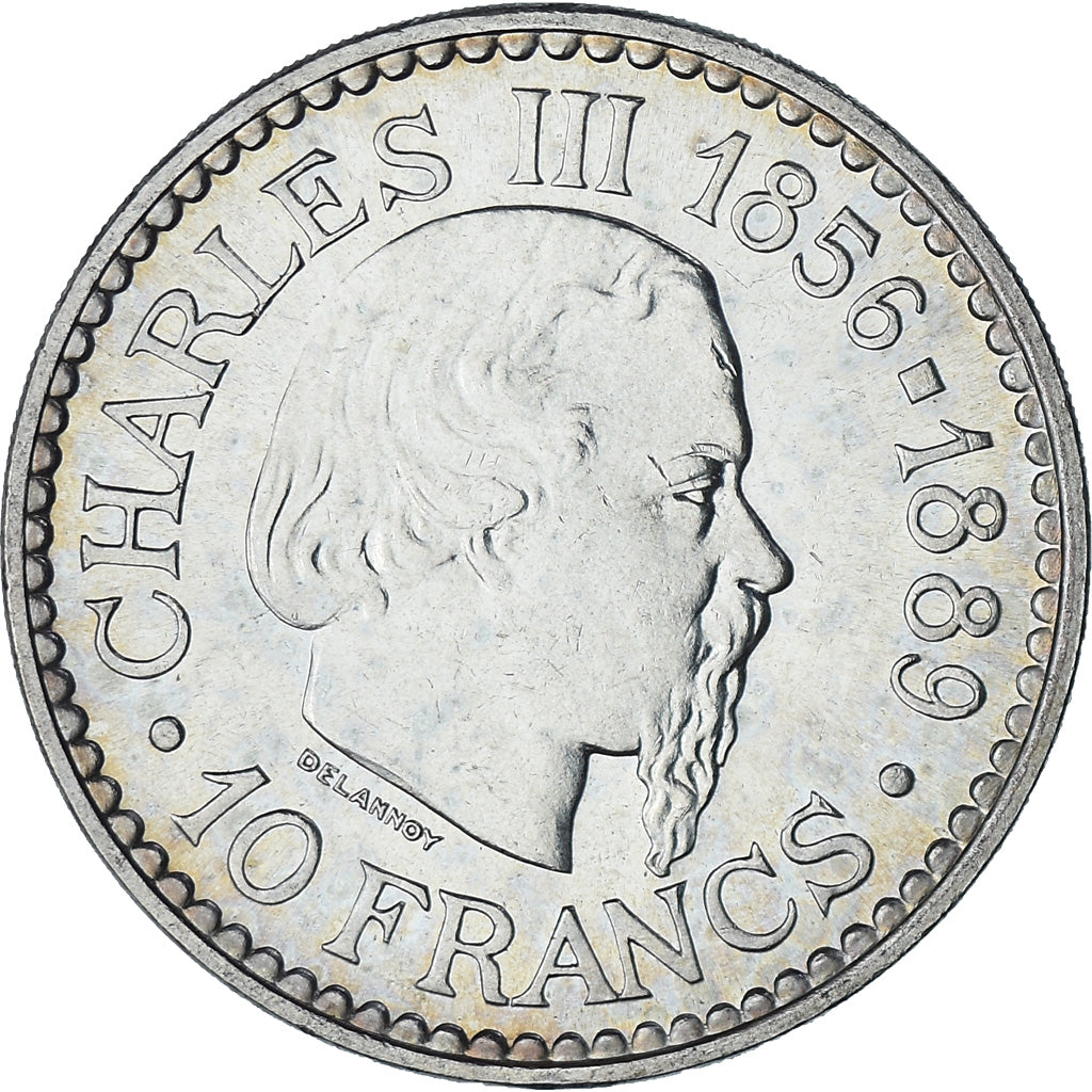 Coin, Monaco, Rainier III, 10 Francs, 1966, Monnaie de Paris, MS(64), Silver